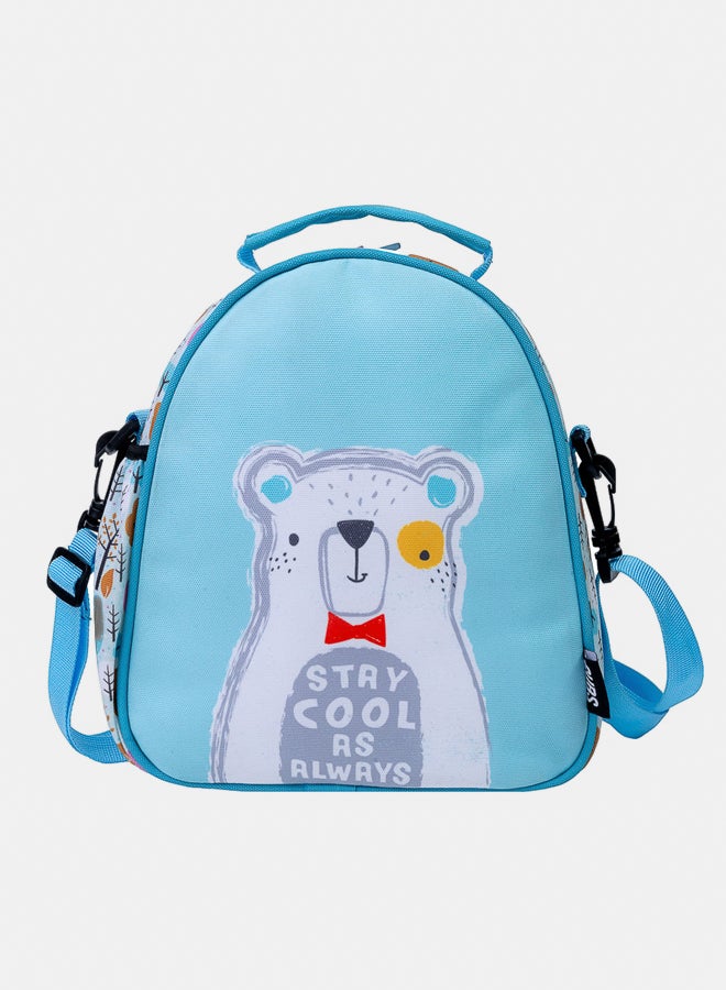 CUBS Pre School Cuddly Blue Bear Lunch bag - Image 3