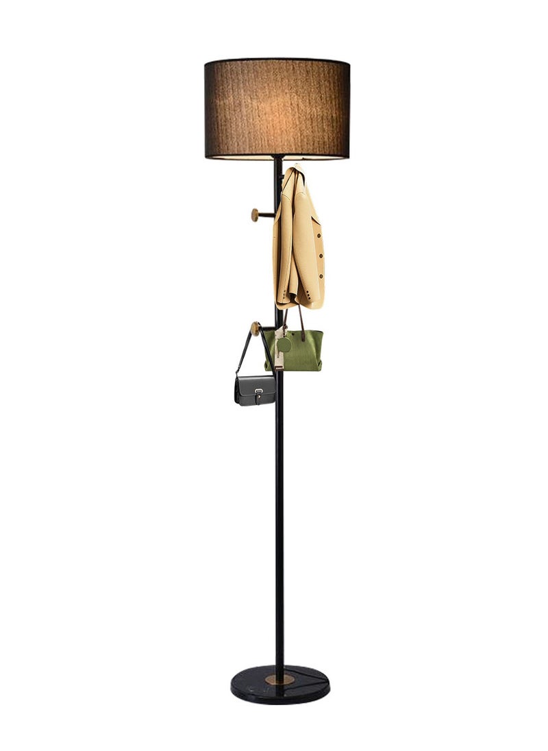 Glanfen - Two In One LED Coat Rack Floor Lamp Modern Cloak Stand Vertical Standing Lamp Bedside Sofa Side Standing Light Three Color Dimming - Image 1