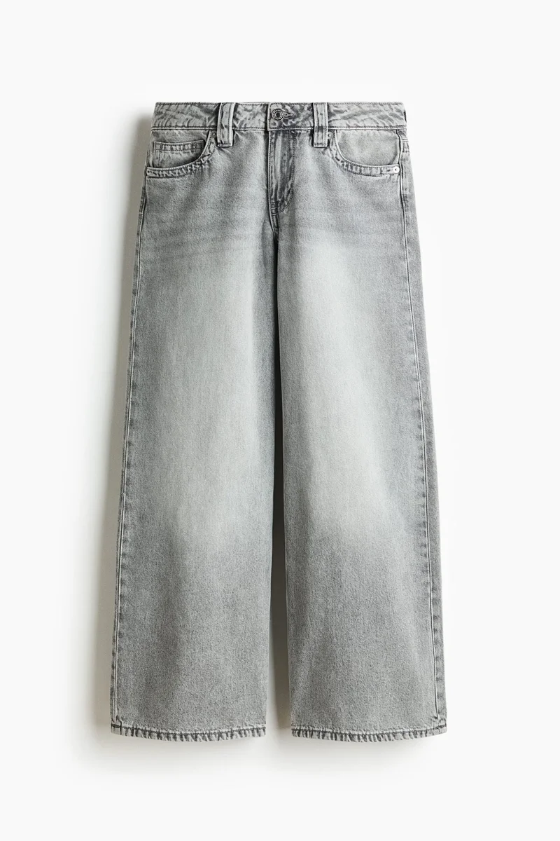 H&M Baggy Wide Low Waist Jeans