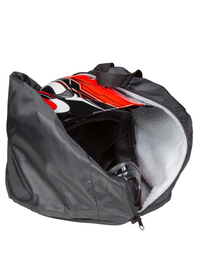 Raider BCS-8B Deluxe Black Nylon Durable Motorcycle MX Helmet Bag Medium - Image 5