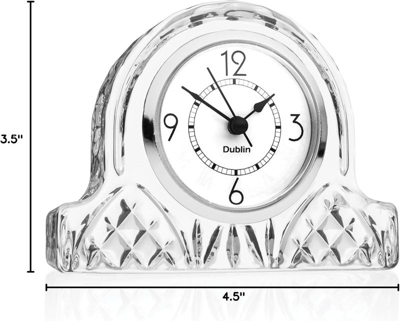 Godinger Desk Clock, Table Clock, Mantel Clock, Shelf Clock for Office Decor Home Decor Living Room Decor, House Warming Gifts - Image 2