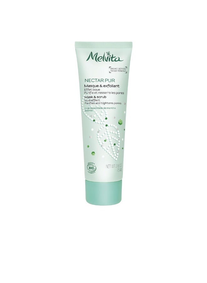 Melvita Nectar Pur Mask & Scrub 75ml - Image 1