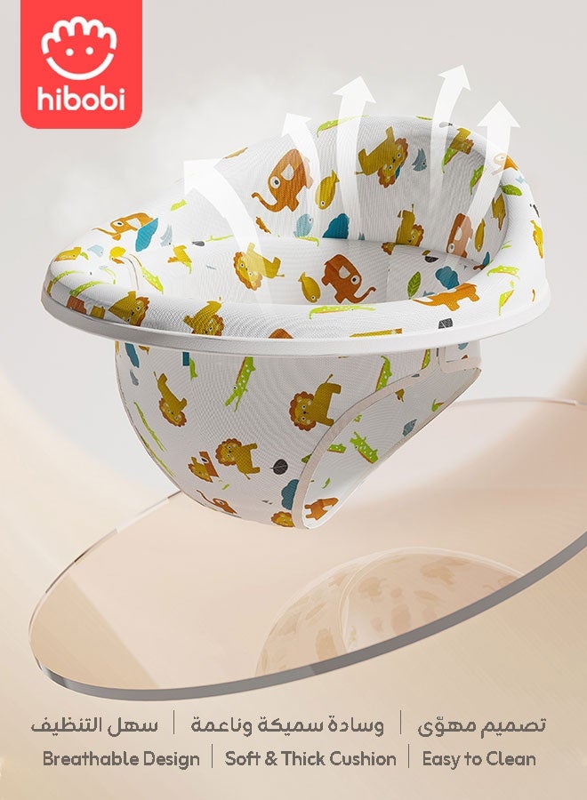 hibobi 3-in-1 Baby Walker with Music Toys, Foldable & Anti-Rollover, Adjustable Height Activity Walker & Table, Suitable for 6–36 Months - Image 4