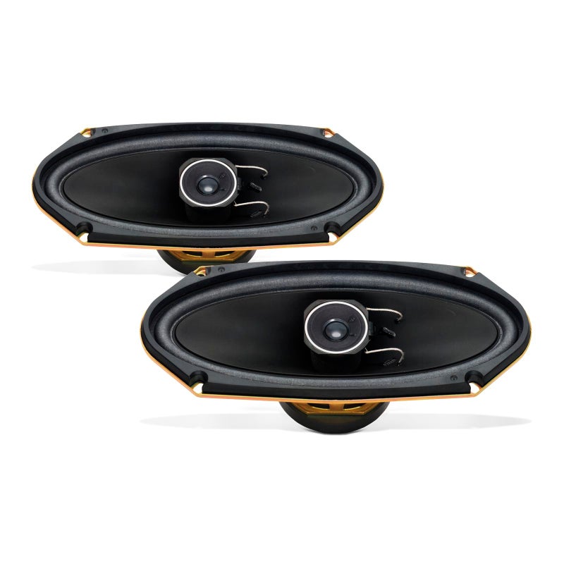 PIONEER A-Series TS-A4103 4â€ x 10â€ 2-Way Speakers (Pair) â€“ 120W Max, Balanced Sound + Smooth Treble, Enhanced Bass, Great Stock Replacement - Image 1