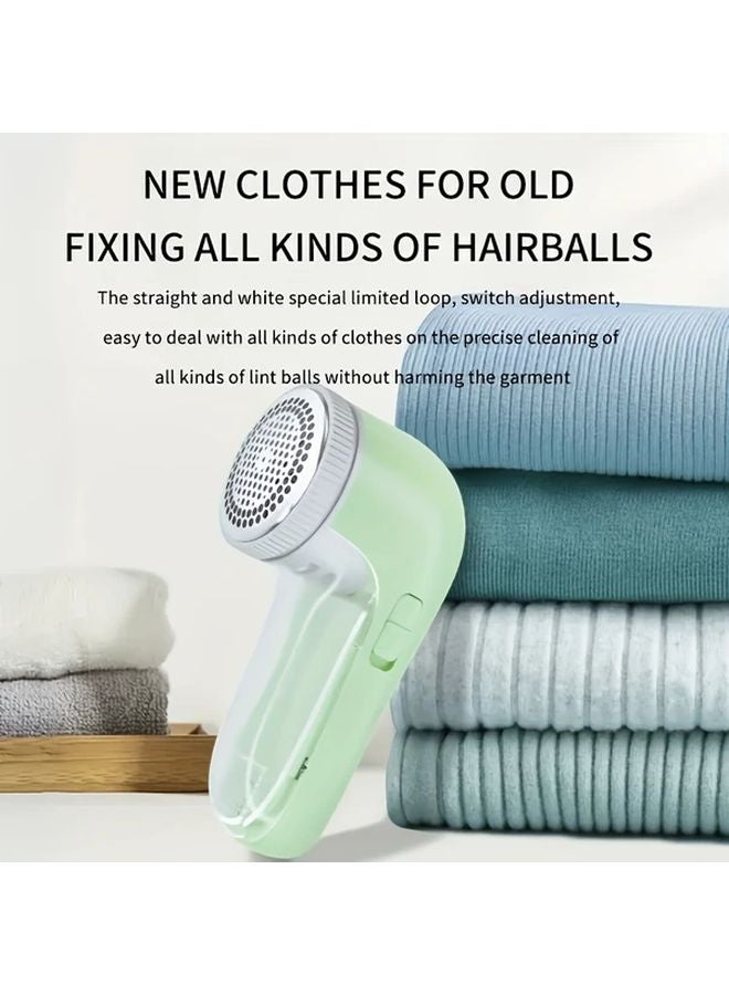 White USB Fabric Shaver and Lint Remover for Clothes Blankets Pet Hair - Image 4