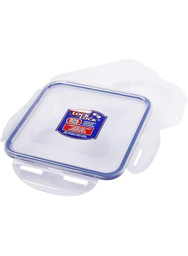لوك اند لوك علبة طعام بلاستيكية مربعة، سعة 600 مل - Image 3