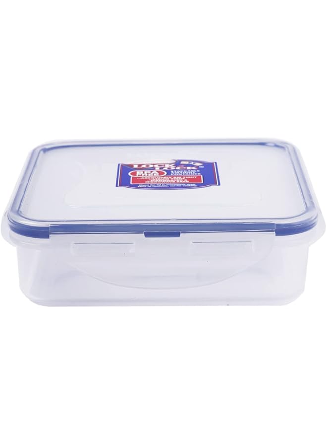 لوك اند لوك علبة طعام بلاستيكية مربعة، سعة 600 مل - Image 4