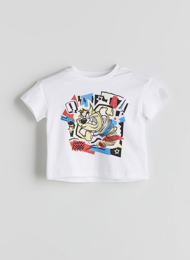 LC WAIKIKI Baby Boys' Printed T-Shirt and Shorts 2 Pack Summer Set - Image 2