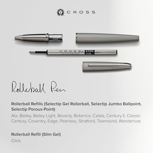 Cross 8910-2 Slim RollerBall Gel InkRefill for Spire,Click and Classic Centurey, Blue - Image 5