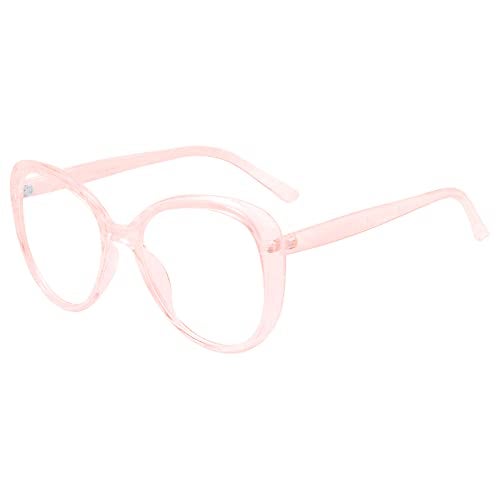 Peter Jones Pink Cateye Oversized Large Blue Light Blocking Computer/Gaming Glasses for Women/Girls (20389PK) - Image 3