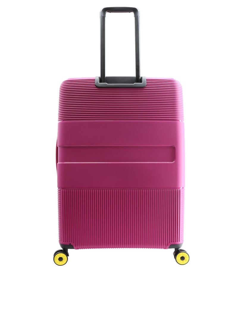 NATIONAL GEOGRAPHIC National Geographic Cavern Check-In Large PP Hardside Luggage Fuchsia Pink, Durable/ Unbreakable/ Lightweight/ Anit-theft Zipper/ 4 Double Wheel TSA Lock Suitcase Trolley Bag (71 cm/ 28 Inch).  - Image 3