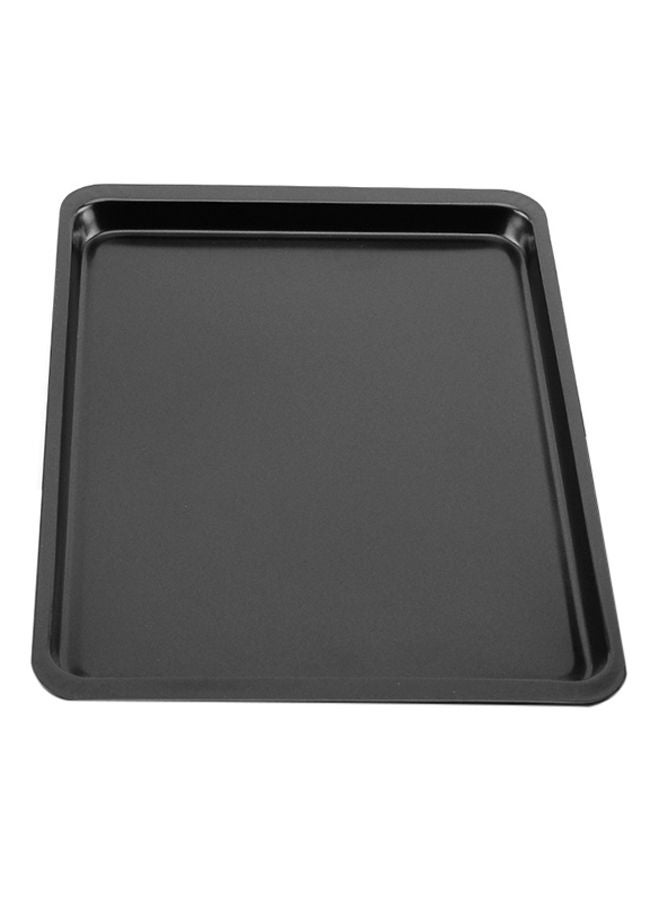 NIBEMINENT Rectangular Non-Stick Baking Tray Black 37 X 25.5 1.6centimeter - Image 1