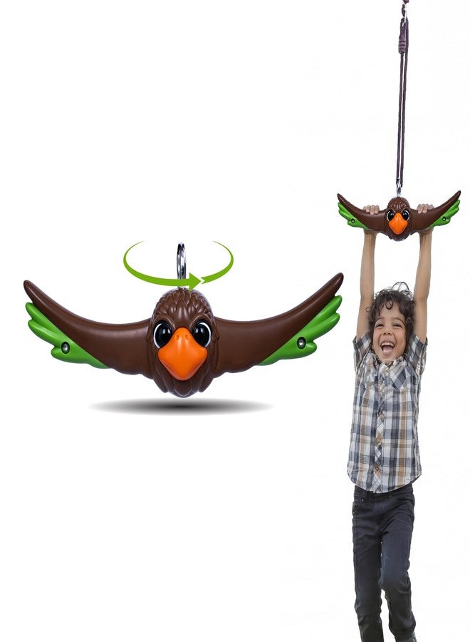 Swurfer Ninja Twister Swing Spins Set - 360° Twist Spin Toy, Swing Set Accessories for Backyard, Kids Outdoor Toys, Playground Hang Toys, Easy Install, Adjust Height, Durable, Up to 300lbs, Hawk - Image 1