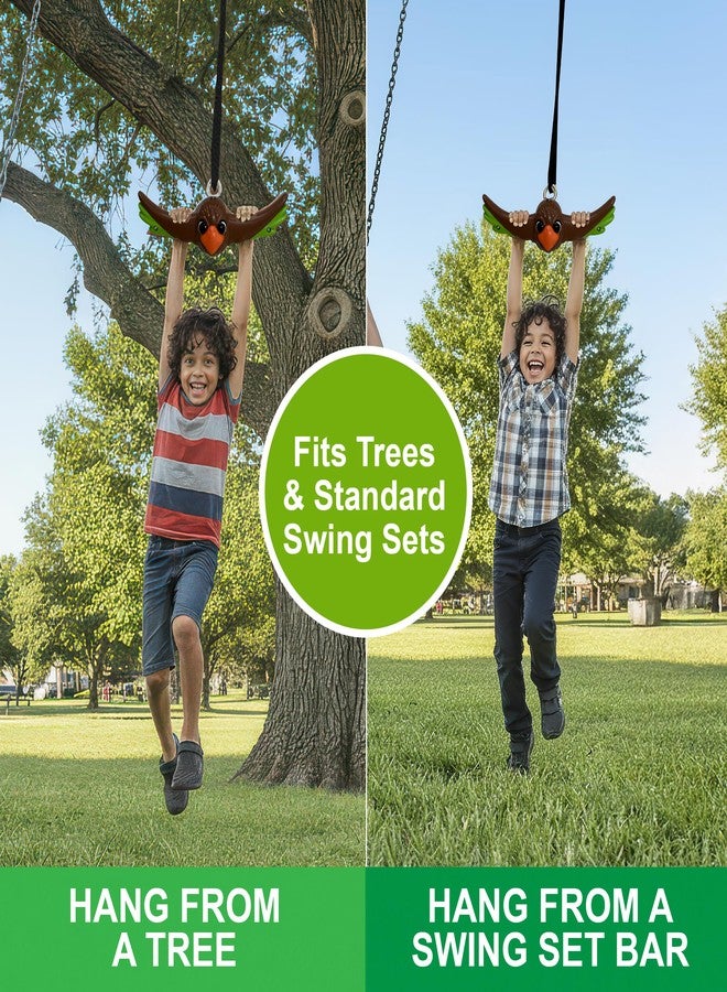 Swurfer Ninja Twister Swing Spins Set - 360° Twist Spin Toy, Swing Set Accessories for Backyard, Kids Outdoor Toys, Playground Hang Toys, Easy Install, Adjust Height, Durable, Up to 300lbs, Hawk - Image 3