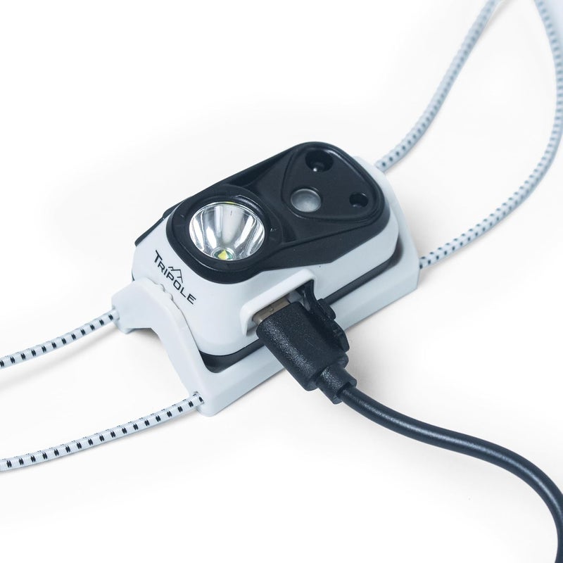 TriPole Lumos-R | Head Torch and Head Lamp | USB-C Rechargable | IP54 | Hiking, Running, Camping, Trekking, Cycling - Image 2