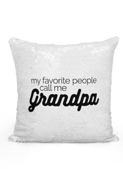 Sequin Pillow Funny grandpa gift Mermaid Pillow Funny grandparent design funny Grand Pa Quote