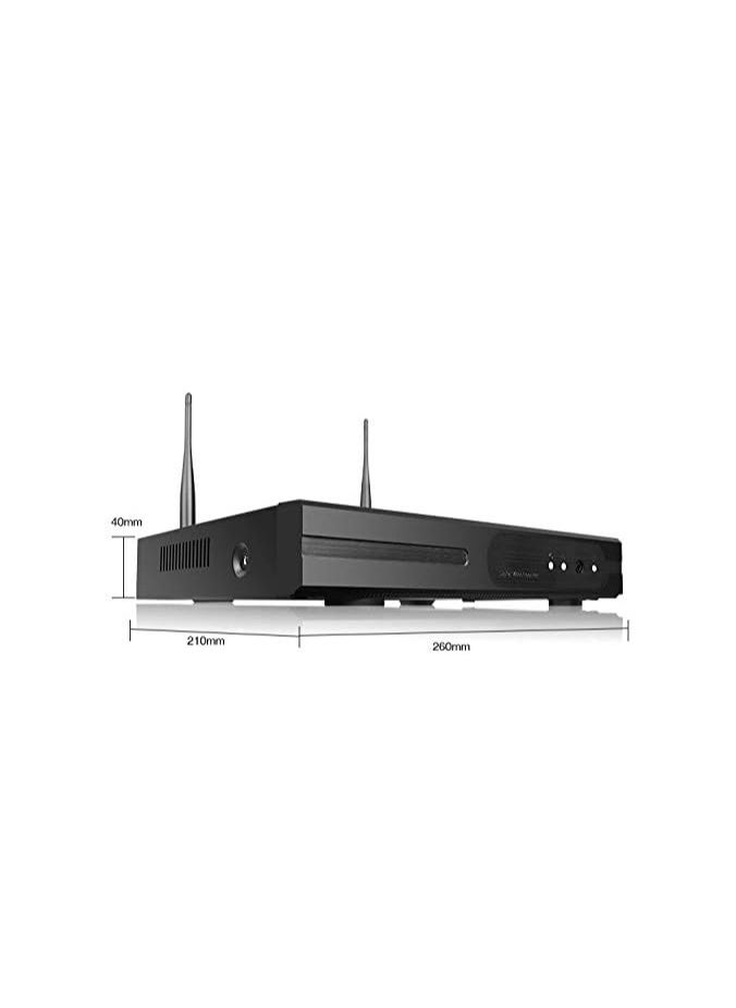 Generic - 4CH Wireless 1080P DVR Kit – WiFi IP Outdoor Home Security System with 720P Megapixel Cameras - Image 1