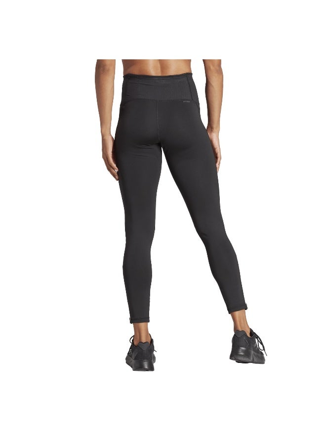 Adidas Adizero E 1/1 L Black Running Tights For Women 2XS  - Image 5