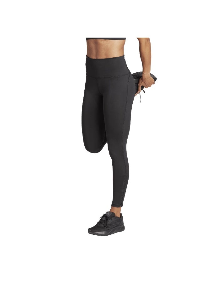 Adidas Adizero E 1/1 L Black Running Tights For Women 2XS  - Image 4