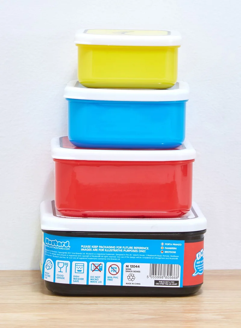 Mustard Wink Snack Boxes