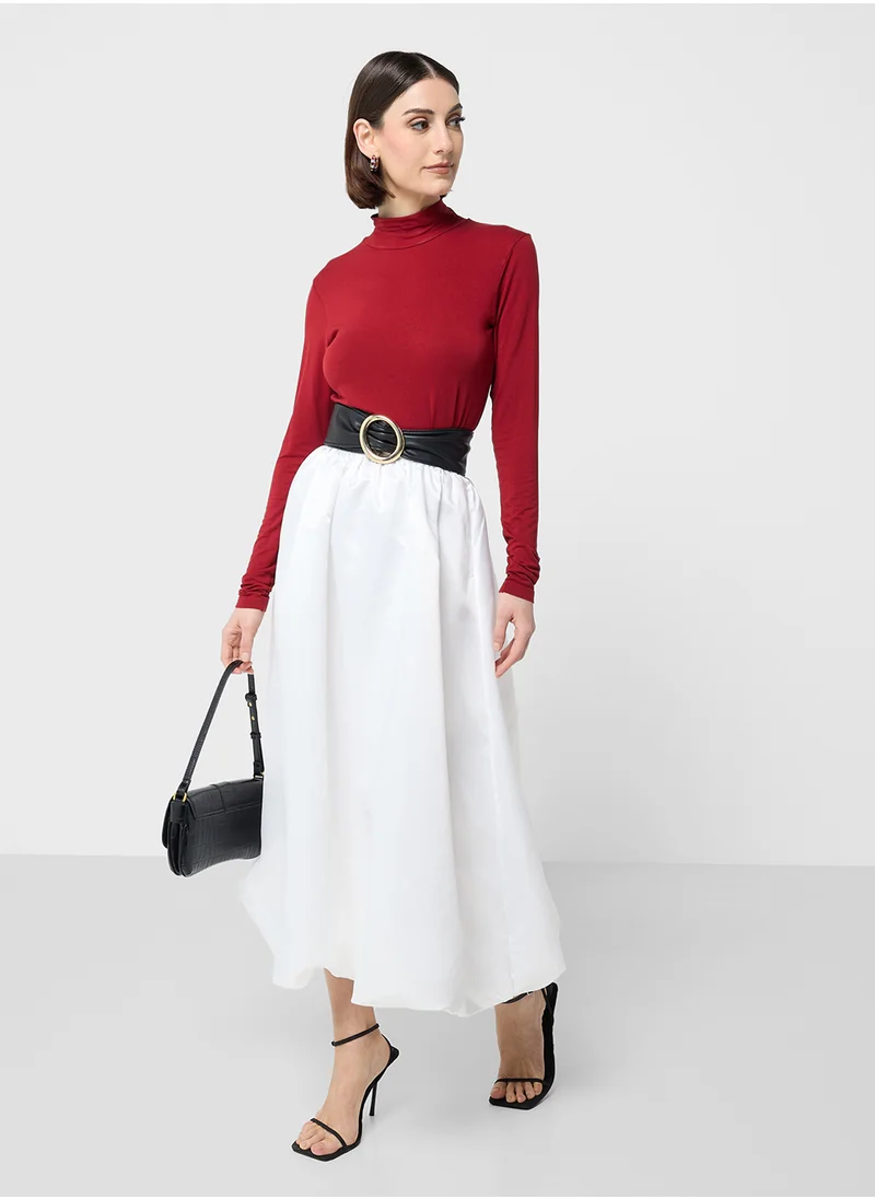 ايلا Bubble Hem Skirt