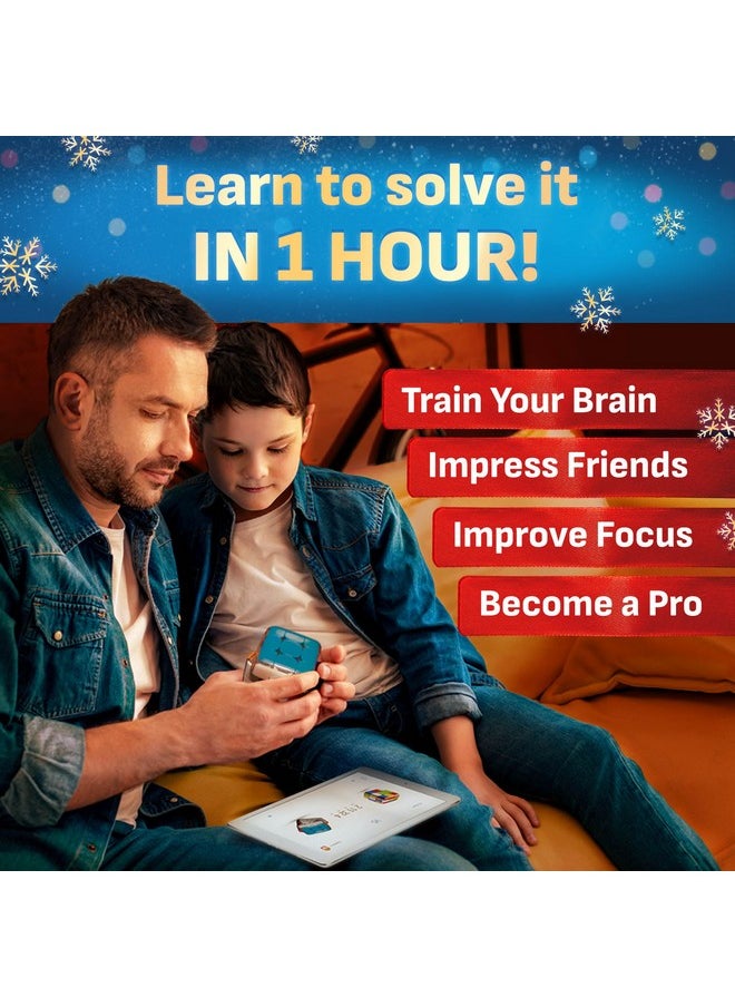 GoCube - Edge Full Pack - Smart Cube 3D Puzzle Game - Speed Cube 3X3 Magnetic Technology - Interactive Brain Teaser Puzzles For Adults & Kids With Free App - Image 1