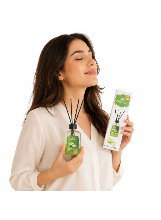 Crystal Green Apple Reed Diffuser Air Freshener - Image 3