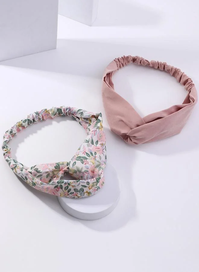 Take Two Set of 2 - Floral Twist Headband