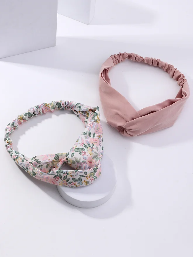 Styli Set of 2 - Floral Twist Headband