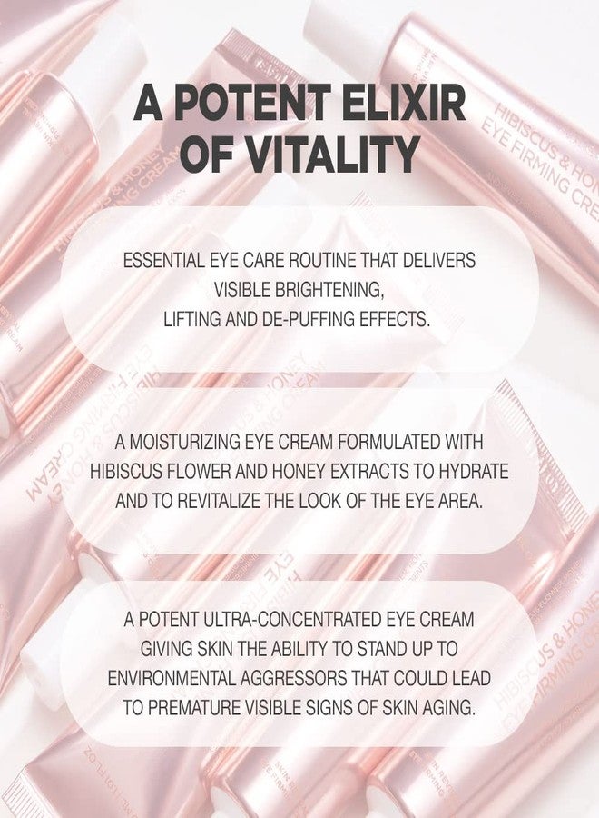 Proot Hibiscus and Honey Eye Firming Cream with Hyaluronic Acid Skin Nourishing Complex | Hibiscus and Honey Firming Cream For Eye Puffiness, Dark Circles and Other Rejuvenating Skincare | Puffy Eyes Skincare for Sensitive and All Skin Type | Skin Reviving Eye Cream for Wrinkles Formulated with Hibiscus Flower, Honey and Other Natural Ingredients | Use with our Hibiscus and Honey Firming Cream and Serum for the Best Results | 1.01 oz 30 ml - Image 4