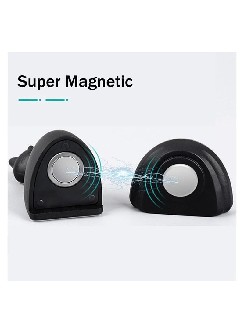 Magnetic Door Stopper Catch Wall Protector, Black Cat Shape Stop for Bottom of Door, No Punching Anti-Collision with 3M Tape Bedroom, Balcony, Kitchen, Entry, 2Pcs  - Image 4