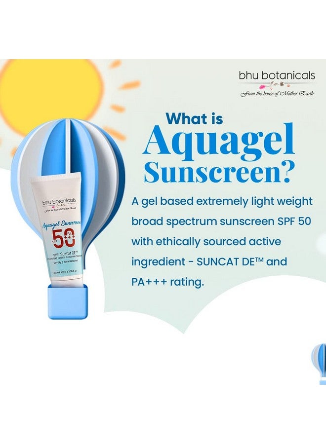 نباتات بو واقي الشمس أكواجيل لجميع أنواع البشرة SPF-50 Pa+++ (حماية واسعة النطاق من الأشعة فوق البنفسجية UVA/UVB) 100 مل - Image 2