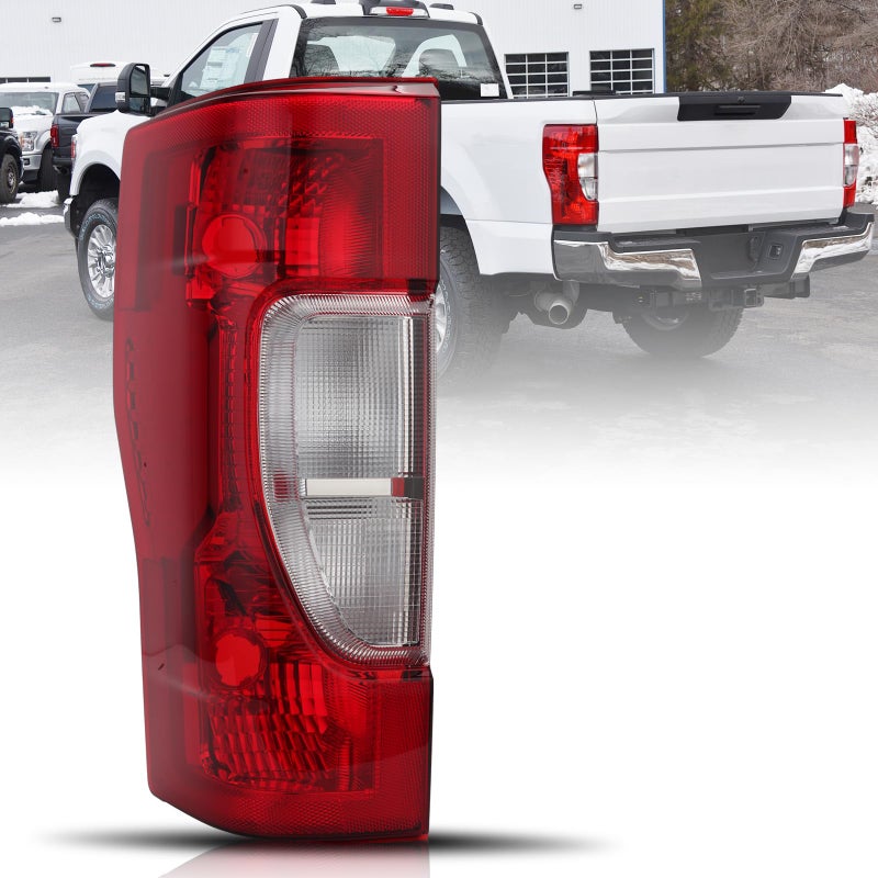 Halogen Tail Light Assembly For Ford F250 F350 Super Duty 2020 2021 2022 LC3Z13405C Brake Rear Lamp Left Driver Side Without Bulb