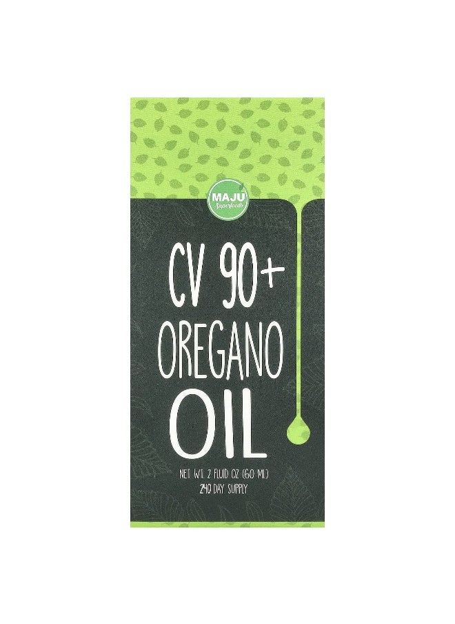 Maju Superfoods Maju Superfoods, CV 90+ Oregano Oil, 30 mg, 2 fl oz (60 ml)  - Image 1