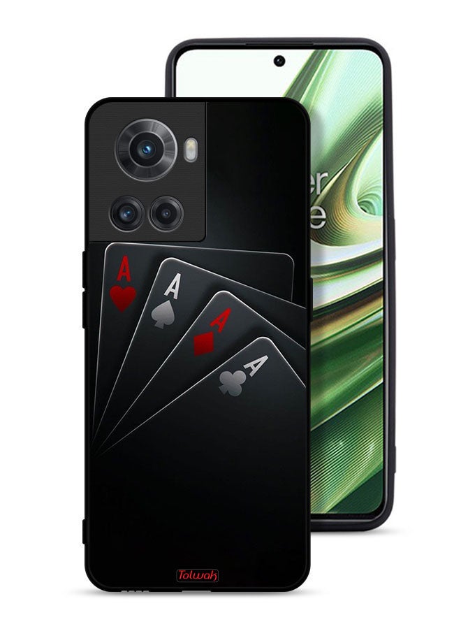 Tolwak OnePlus 10R 5G Protective Case Cover Cards A  - Image 1