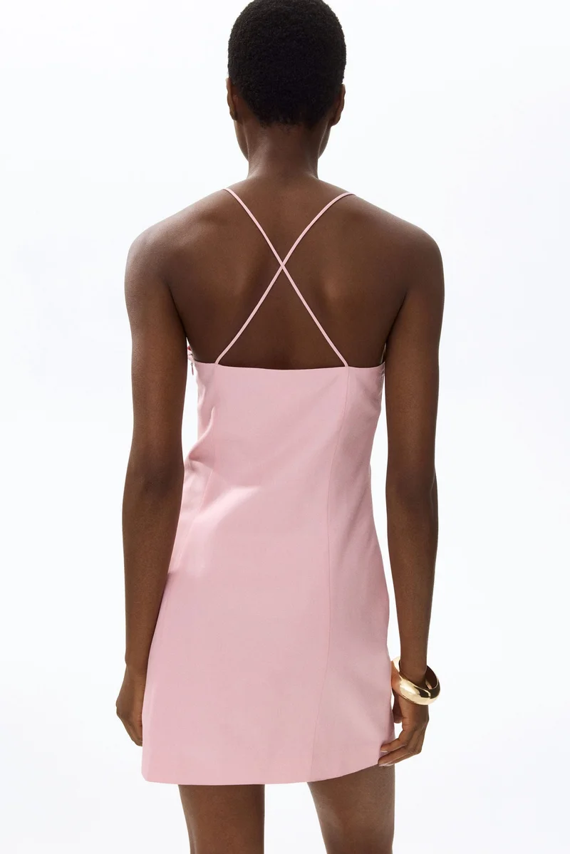 H&M  Linen-blend strappy dress for Women | Best Price UAE