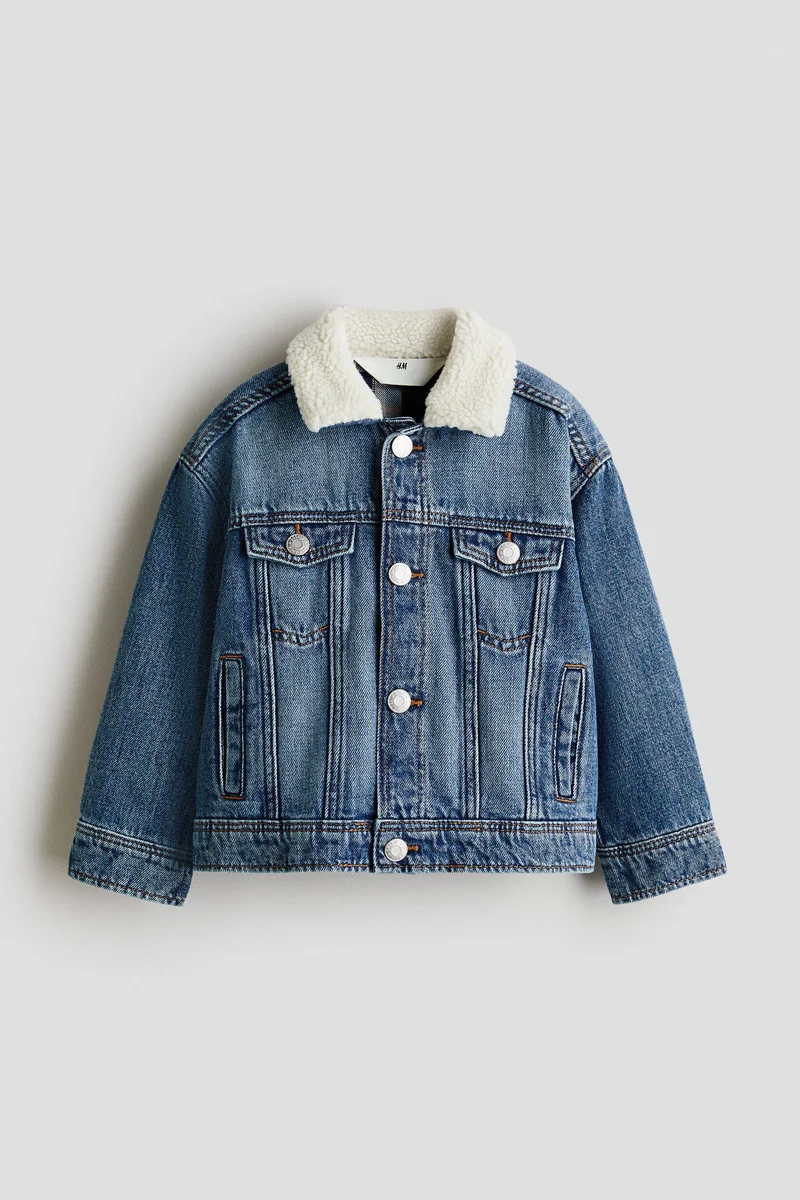 H&M Flannel-lined denim jacket
