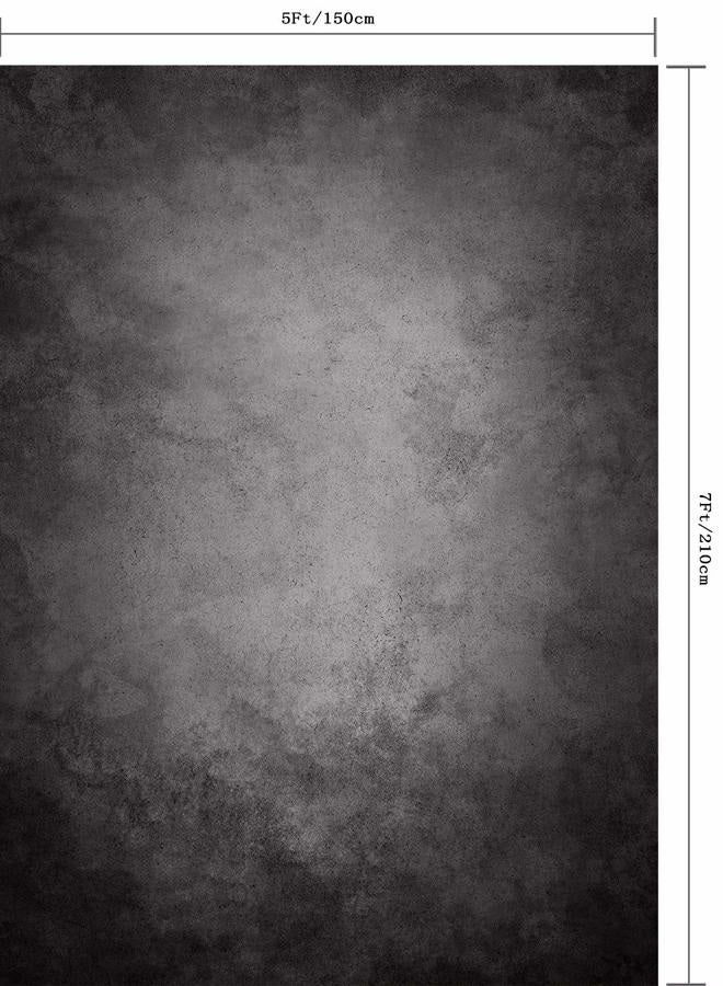 CapiSco 5X7FT Retro Abstract Gray Portrait Backdrop Photography Portrait Abstract Background - Image 2