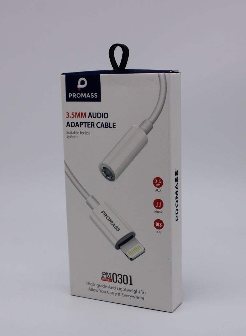 PROMASS Elevate Your Audio Experience with our 3.5mm to Lightning Cable for Seamless Sound Integration - Image 2
