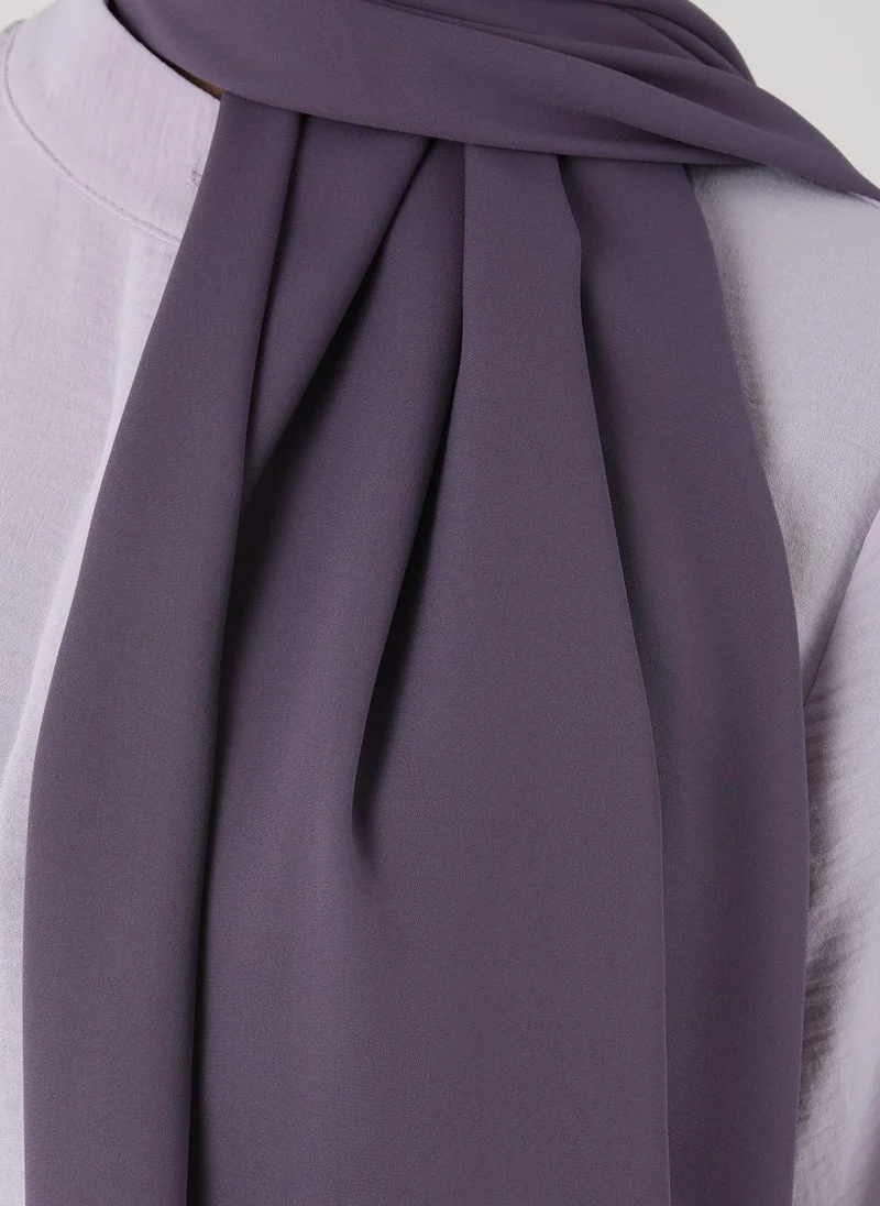 Tuva Shawl by Modanisa Crepe Wrap Blueberry
