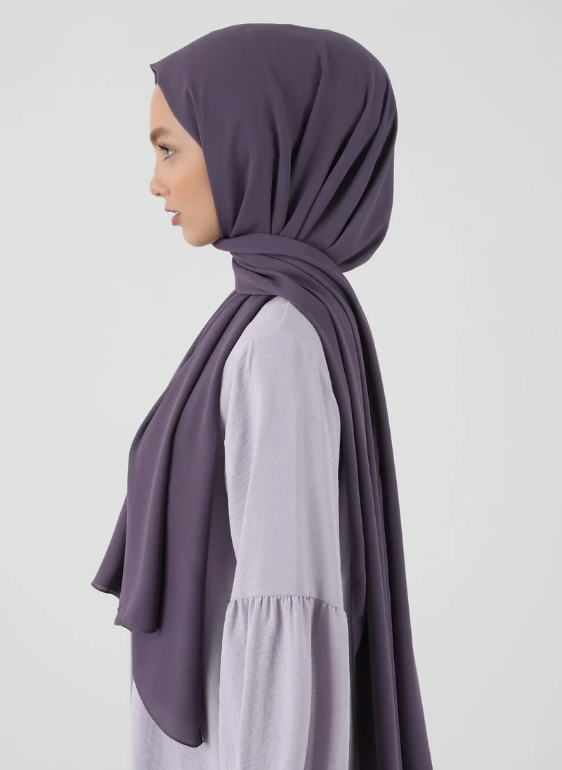 Tuva Shawl by Modanisa Crepe Wrap Blueberry