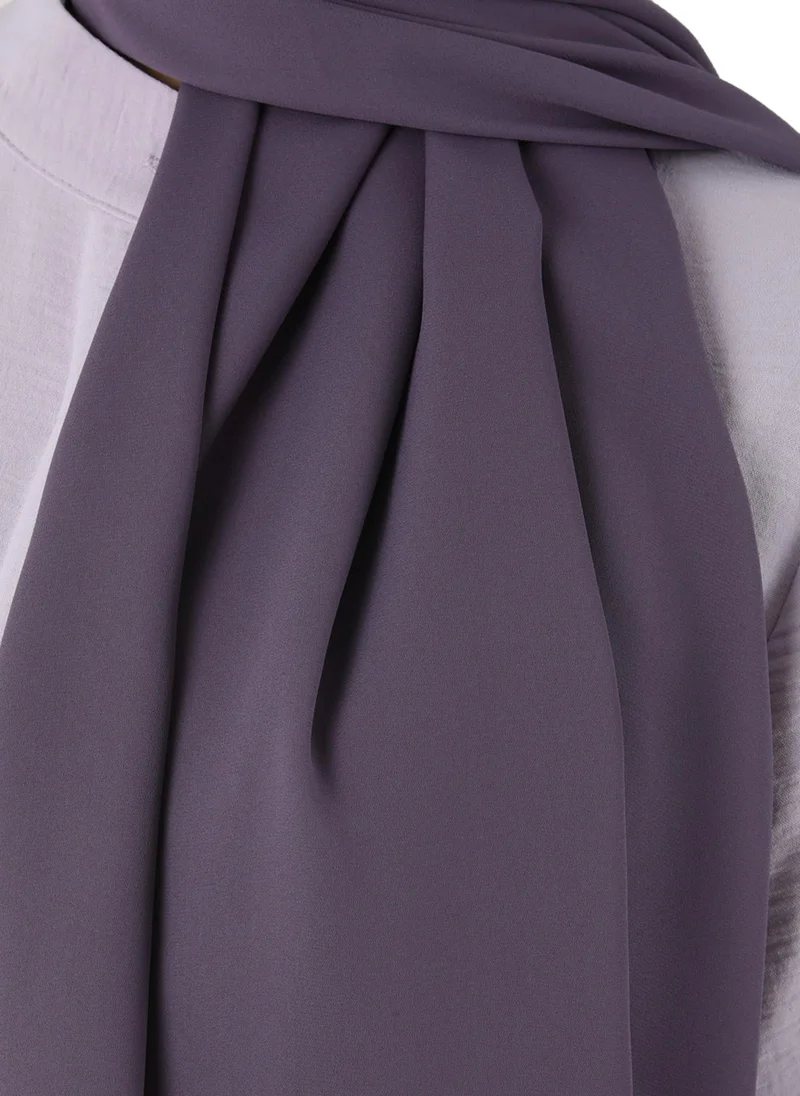 Tuva Shawl by Modanisa Crepe Wrap Blueberry