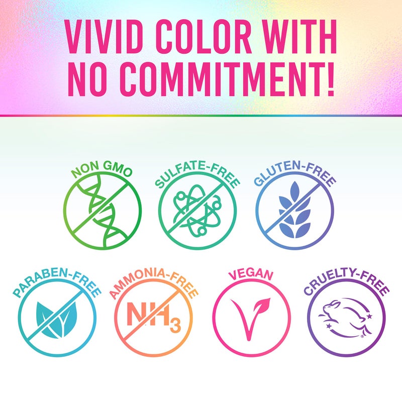 Punky Temporary Hair Color Spray, Lynx Pink, Fast-Drying, Non-Sticky, Non-Damaging, Travel Size Hair Dye for Instant Vivid Hair Color, 3.5 oz - Image 4