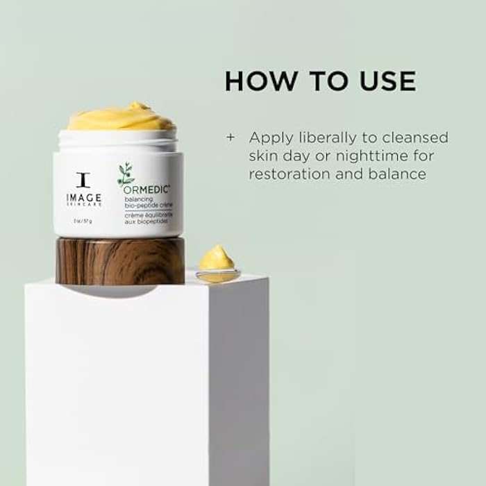 IMAGE Skincare, ORMEDIC Biopeptide Crème, Balancing Face Moisturizer with Shea Butter, Hyaluronic Acid and Organic Plant Oils, 2oz - Image 5