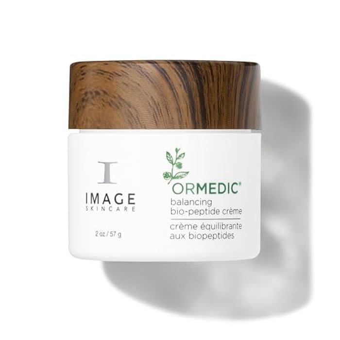 IMAGE Skincare, ORMEDIC Biopeptide Crème, Balancing Face Moisturizer with Shea Butter, Hyaluronic Acid and Organic Plant Oils, 2oz - Image 1