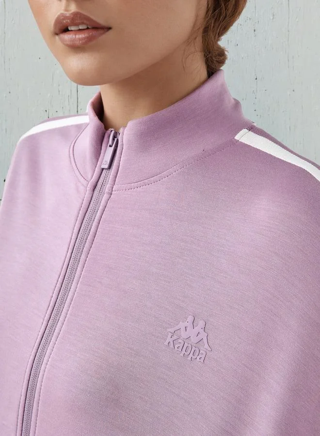 Kappa PURPLE Kappa Women Soft Touch Zip Through Sweatshirt for Women | Best Price UAE