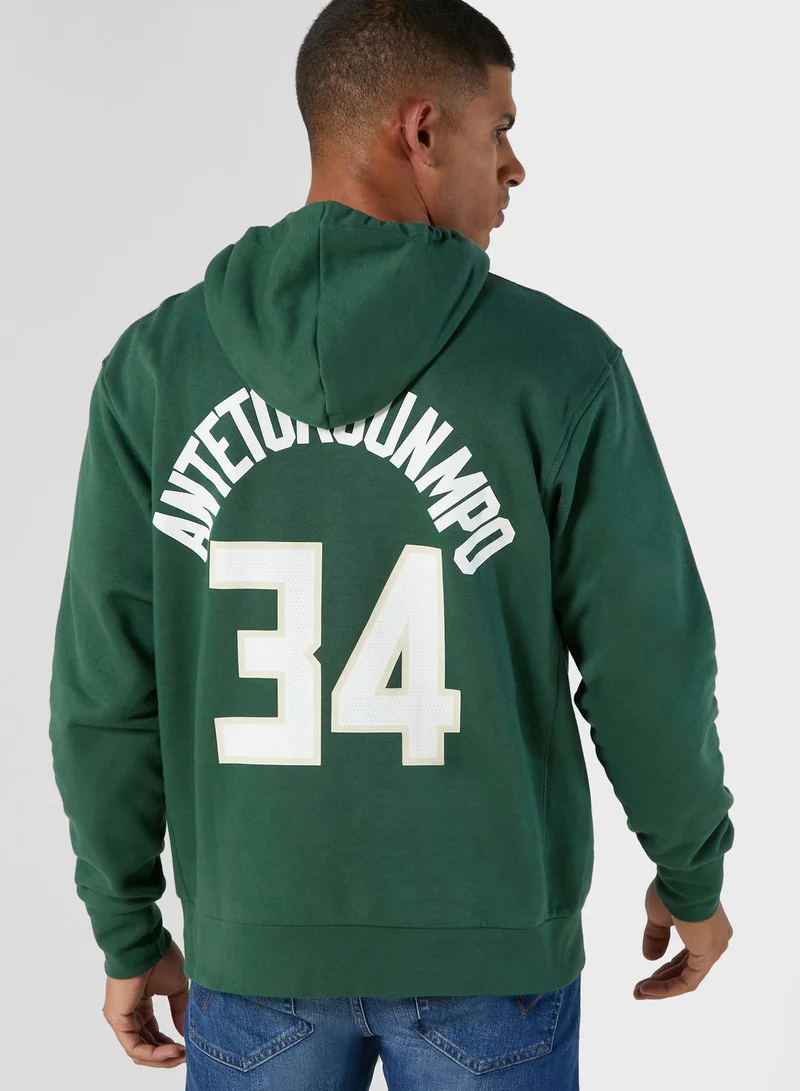 Nike Giannis Antetokounmpo Milwaukee Bucks Hoodie
