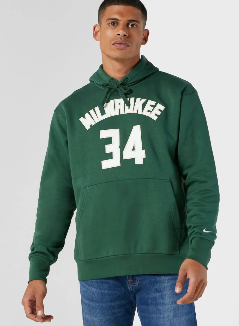 Nike Giannis Antetokounmpo Milwaukee Bucks Hoodie
