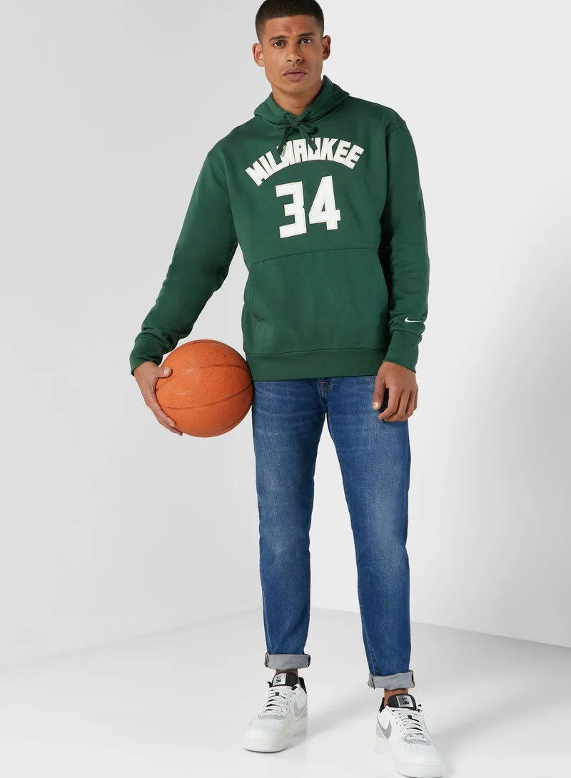 Nike Giannis Antetokounmpo Milwaukee Bucks Hoodie