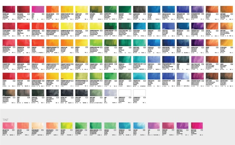 PWC ShinHan Extra Fine Watercolor Paint 15ml Tubes 24 Color Set - Image 3